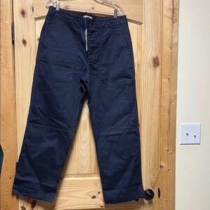 NWT Alex Mill Dark Navy Blue Men's Field Chino Pants 35
